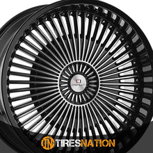 Cavallo Clv-41 Gloss Black & Machined 22X8.5 5X110/5X114.3 74.1 38
