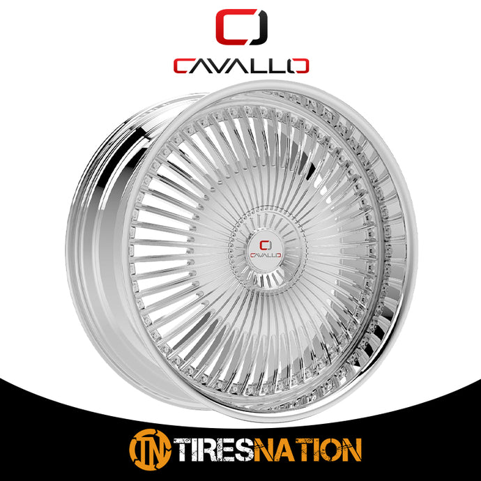Cavallo Clv-41 Nano Chrome 22X9.5 5X115/5X120 74.1 15