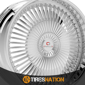 Cavallo Clv-41 Nano Chrome 22X9.5 5X115/5X120 74.1 15