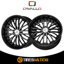 Cavallo Clv-42 Gloss Black & Machined 18X8 4X100/4X114.3 74.1 35