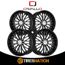 Cavallo Clv-42 Gloss Black & Machined 18X8 4X100/4X114.3 74.1 35