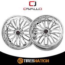 Cavallo Clv-42 Nano Chrome 22X8.5 5X112/5X114.3 74.1 38
