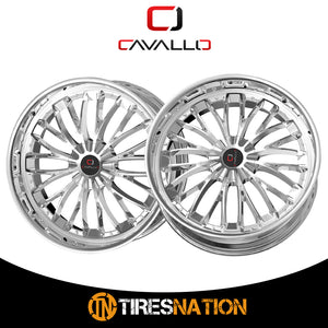 Cavallo Clv-42 Nano Chrome 22X9.5 6X135/6X139.7 108 25
