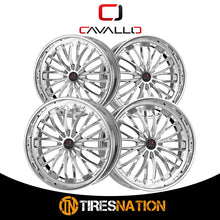 Cavallo Clv-42 Nano Chrome 22X9.5 Blank 78.1 18