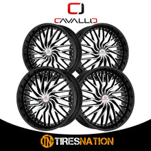 Cavallo Clv-43 Gloss Black & Machined 22X9.5 Blank 78.1 15