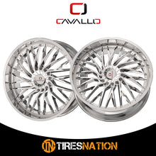 Cavallo Clv-43 Nano Chrome 22X8.5 5X112/5X114.3 74.1 38