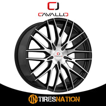 Cavallo Clv-45 Gloss Black & Machined 22X9.5 Blank 78.1 15