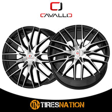Cavallo Clv-45 Gloss Black & Machined 26X9.5 Blank 78.1 18