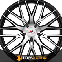 Cavallo Clv-45 Gloss Black & Machined 22X9.5 Blank 78.1 15