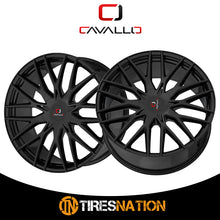 Cavallo Clv-45 Gloss Black 18X8 4X100/4X114.3 74.1 35