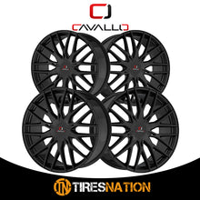 Cavallo Clv-45 Gloss Black 18X8 4X100/4X114.3 74.1 35