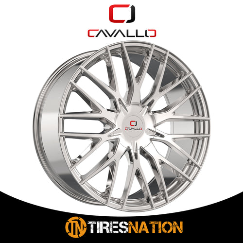 Cavallo Clv-45 Nano Chrome 22X9.5 Blank 78.1 15