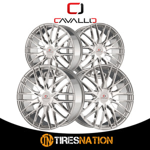 Cavallo Clv-45 Nano Chrome 22X9.5 Blank 78.1 15