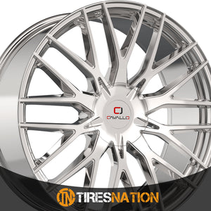 Cavallo Clv-45 Nano Chrome 22X9.5 Blank 78.1 15