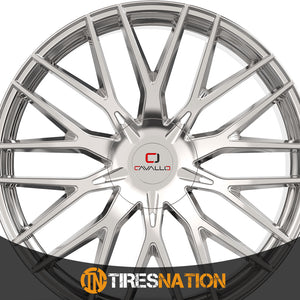 Cavallo Clv-45 Nano Chrome 18X8 4X100/4X114.3 74.1 35