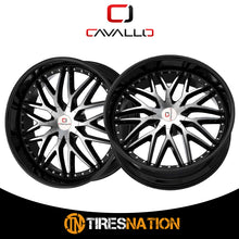 Cavallo Clv-46 Gloss Black & Machined 18X8 4X100/4X114.3 74.1 35