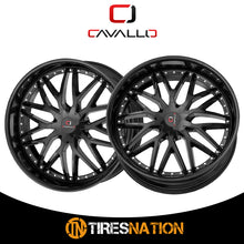 Cavallo Clv-46 Gloss Black 18X8 4X100/4X114.3 74.1 35