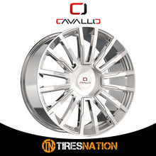 Cavallo Clv-47 Nano Chrome 22X9.5 Blank 78.1 15