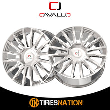 Cavallo Clv-47 Nano Chrome 22X9.5 Blank 78.1 15