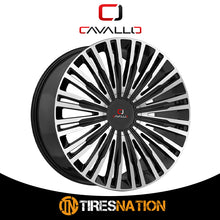 Cavallo Clv-48 Gloss Black & Machined 24X9 5X115/5X120 78.1 18