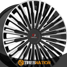 Cavallo Clv-48 Gloss Black & Machined 24X9 5X115/5X120 78.1 18