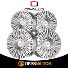 Cavallo Clv-48 Nano Chrome 22X9.5 Blank 78.1 15