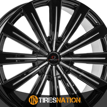 Cavallo Clv-49 Gloss Black & Machined 22X8.5 5X114.3/5X120 74.1 38