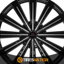 Cavallo Clv-49 Gloss Black & Machined 22X8.5 5X114.3/5X120 74.1 38