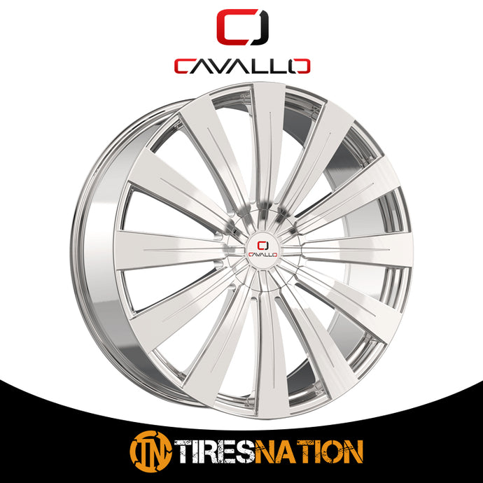 Cavallo Clv-49 Nano Chrome 24X9 5X115/5X139.7 78.1 18