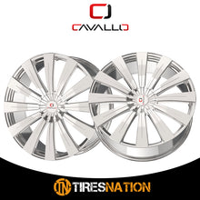 Cavallo Clv-49 Nano Chrome 22X8.5 5X112/5X114.3 74.1 38