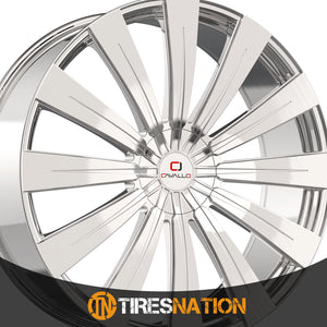 Cavallo Clv-49 Nano Chrome 26X9.5 Blank 78.1 18