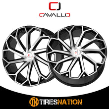 Cavallo Clv-51 Gloss Black & Machined 18X8 4X100/4X114.3 74.1 35