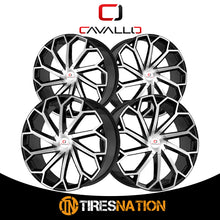 Cavallo Clv-51 Gloss Black & Machined 18X8 4X100/4X114.3 74.1 35