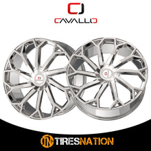 Cavallo Clv-51 Nano Chrome 22X9.5 Blank 78.1 15