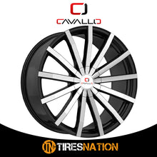 Cavallo Clv-52 Gloss Black & Machined 18X8 4X100/4X114.3 74.1 35