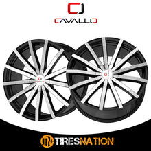 Cavallo Clv-52 Gloss Black & Machined 18X8 4X100/4X114.3 74.1 35