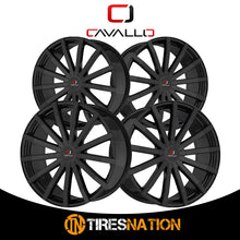 Cavallo Clv-52 Gloss Black 18X8 4X100/4X114.3 74.1 35