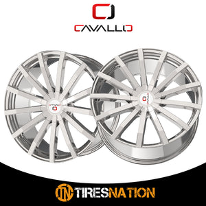 Cavallo Clv-52 Nano Chrome 18X8 4X100/4X114.3 74.1 35