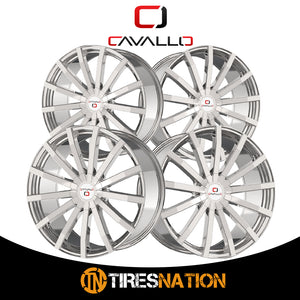Cavallo Clv-52 Nano Chrome 18X8 4X100/4X114.3 74.1 35