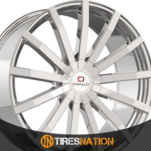 Cavallo Clv-52 Nano Chrome 18X8 4X100/4X114.3 74.1 35