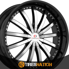 Cavallo Clv-53 Gloss Black & Machined 22X8.5 5X112/5X114.3 74.1 38