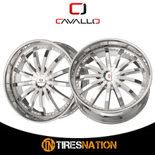Cavallo Clv-53 Nano Chrome 22X9.5 Blank 78.1 15