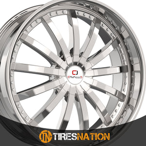 Cavallo Clv-53 Nano Chrome 22X9.5 Blank 78.1 15