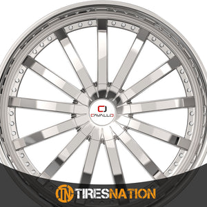 Cavallo Clv-53 Nano Chrome 22X9.5 Blank 78.1 15