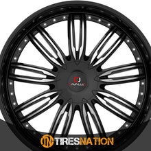 Cavallo Clv-54 Gloss Black & Machined 22X8.5 5X112/5X114.3 74.1 38