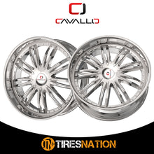 Cavallo Clv-54 Nano Chrome 22X9.5 Blank 78.1 15