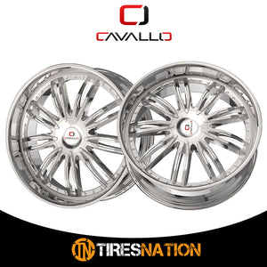 Cavallo Clv-54 Nano Chrome 22X9.5 Blank 78.1 15