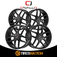 Cavallo Clv-55 Gloss Black 18X8 4X100/4X114.3 74.1 35