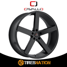 Cavallo Clv-5 Gloss Black 22X9 5X112 66.56 35