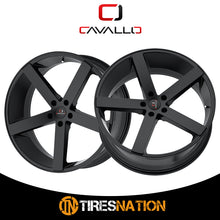 Cavallo Clv-5 Gloss Black 22X9 5X120 74.1 35